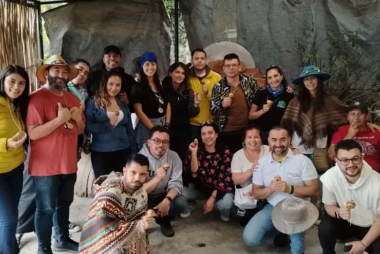 Juego del tejo en Turmequé