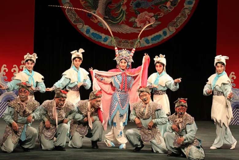 Ópera china en el teatro TaipeiEYE