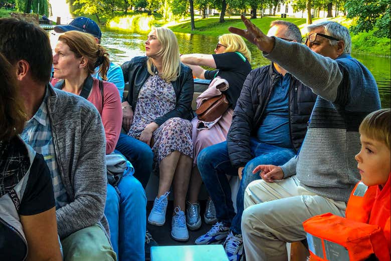 Paseo en barco por Riga