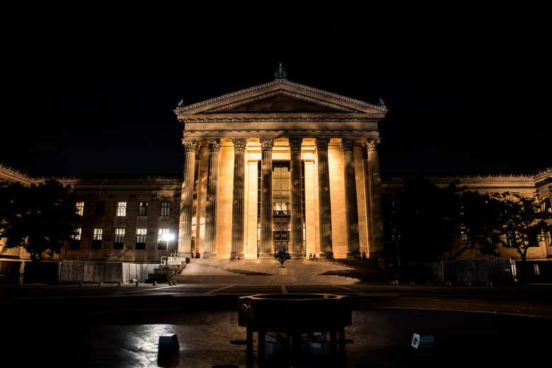 Tour nocturno en autobús descapotable por Filadelfia