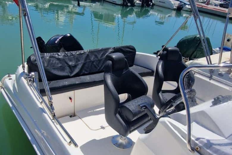 Paseo en barco por Alcocéber y Peñíscola