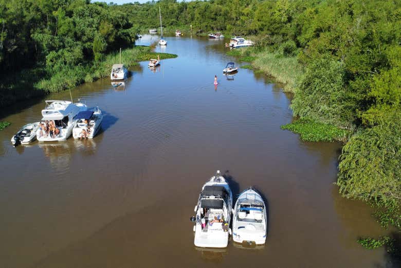 Paseo en velero por el Delta del Tigre