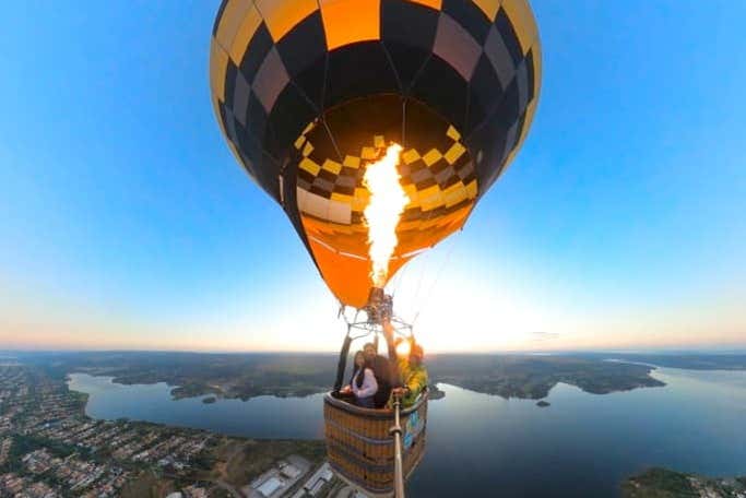 Paseo en globo por Pirenópolis
