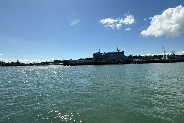 Paseo en barco por Auckland