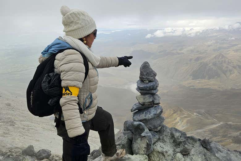 Trekking nocturno por el volcán Cumbal