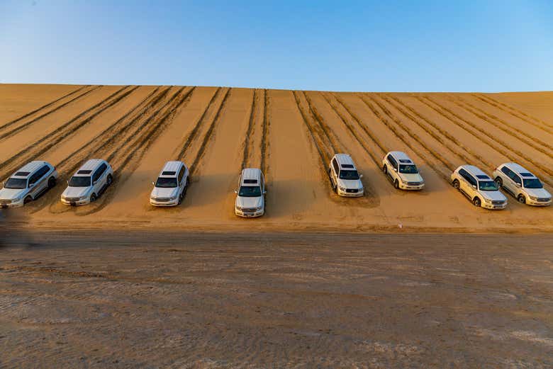 Noche en el desierto de Khor Al Adaid