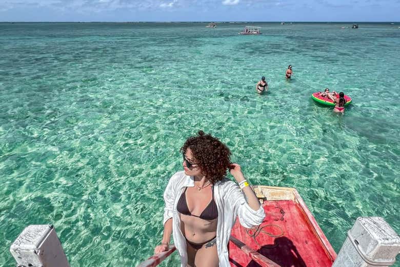 Paseo en barco por la playa del Patacho