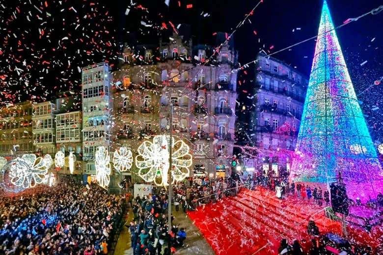 Excursión a las luces de Navidad de Vigo