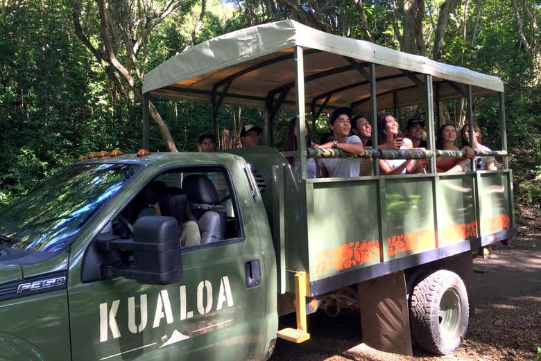 Tour en camión safari por la selva de Hakipu'u