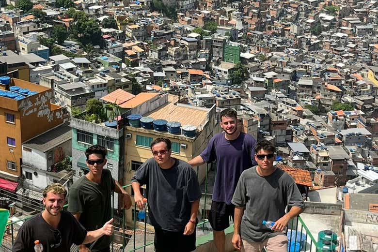 Tour en moto por Río + Visita a la favela Santa Marta