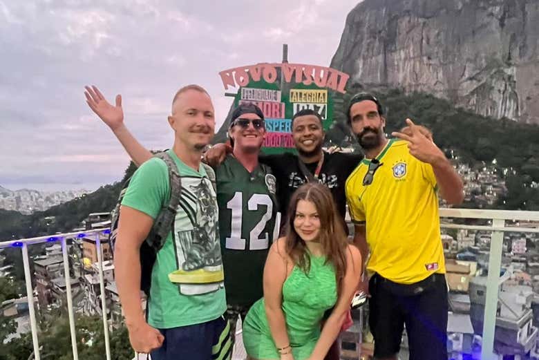 Tour en moto por Río + Visita a la favela Santa Marta