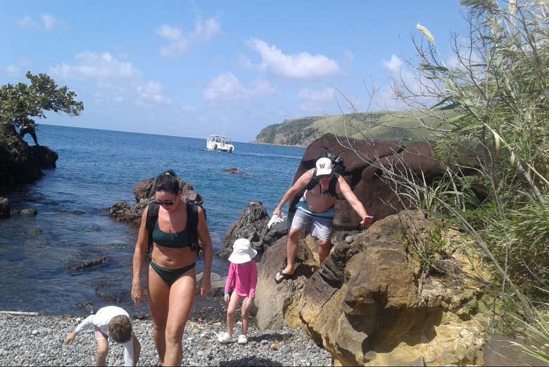 Snorkel en el arrecife de Champán