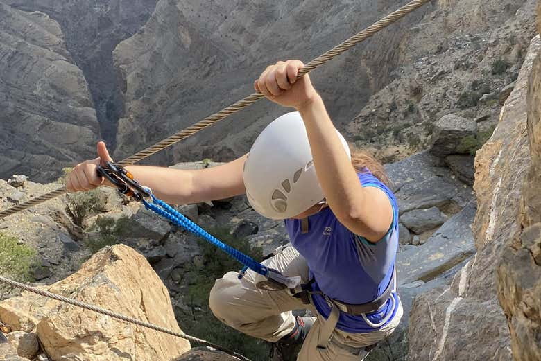Vía ferrata de Jebel Shams