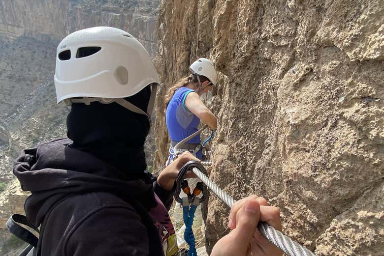 Vía ferrata de Jebel Shams