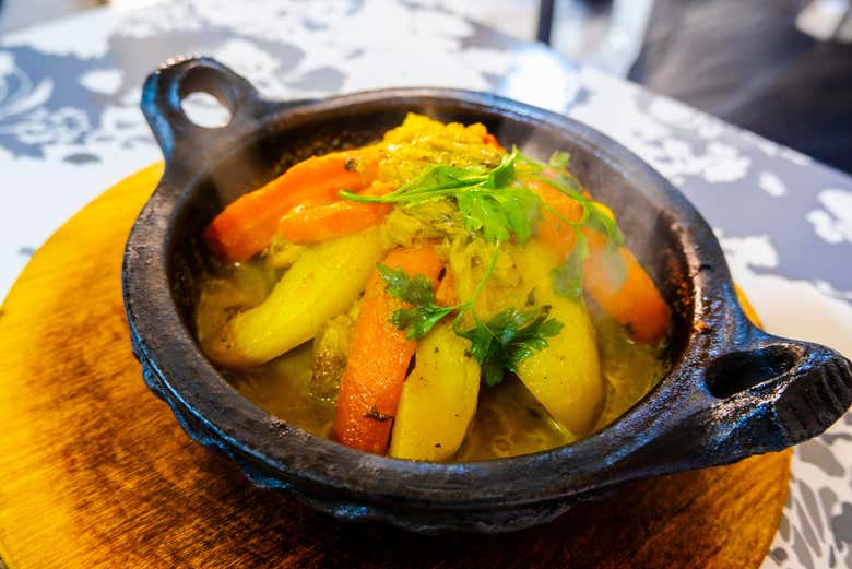 Clase de cocina en Chefchaouen