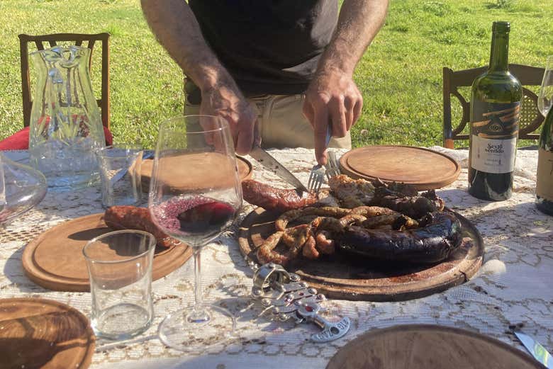 Asado argentino en La Plata