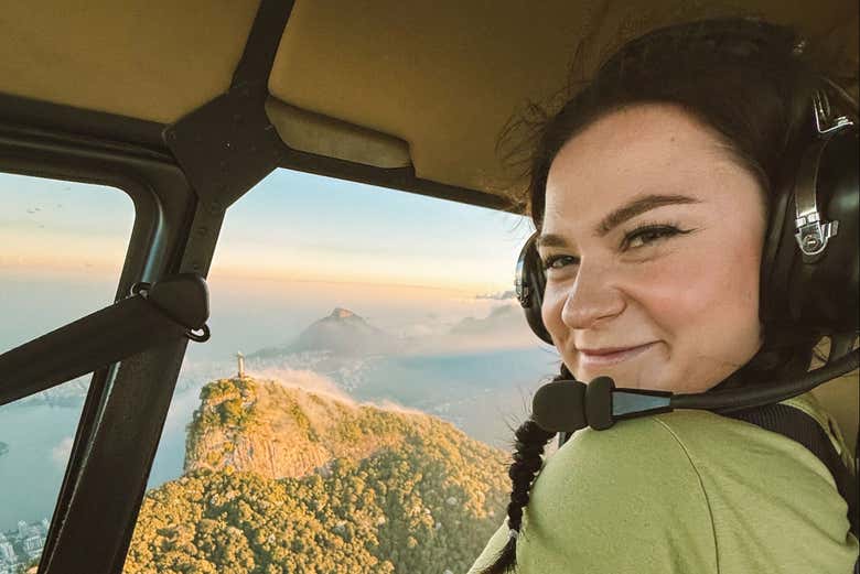 Paseo en helicóptero sin puertas por Río de Janeiro