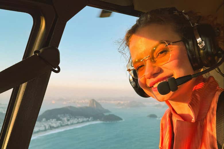 Paseo en helicóptero sin puertas por Río de Janeiro