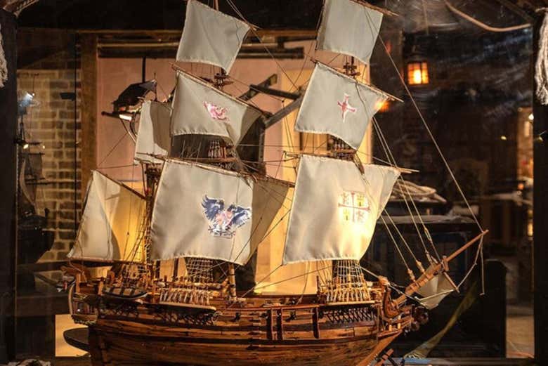 Entrada al Museo de Piratas y Tesoros de Savannah