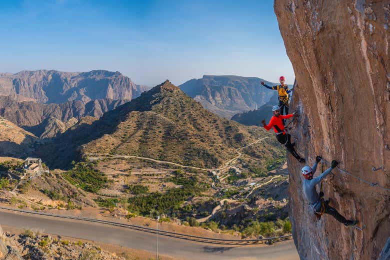 Vía ferrata de Jebel Akhdar