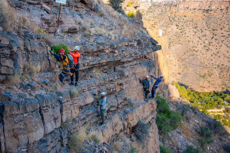 Vía ferrata de Jebel Akhdar