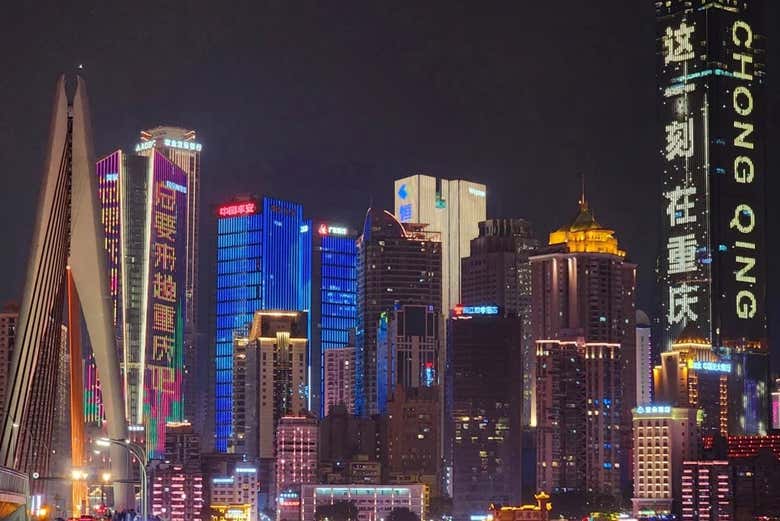 Tour nocturno privado por Chongqing