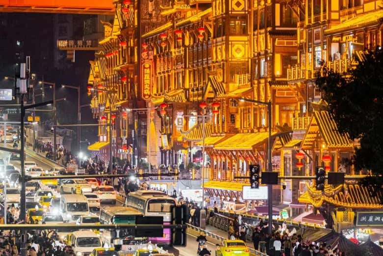 Tour nocturno privado por Chongqing