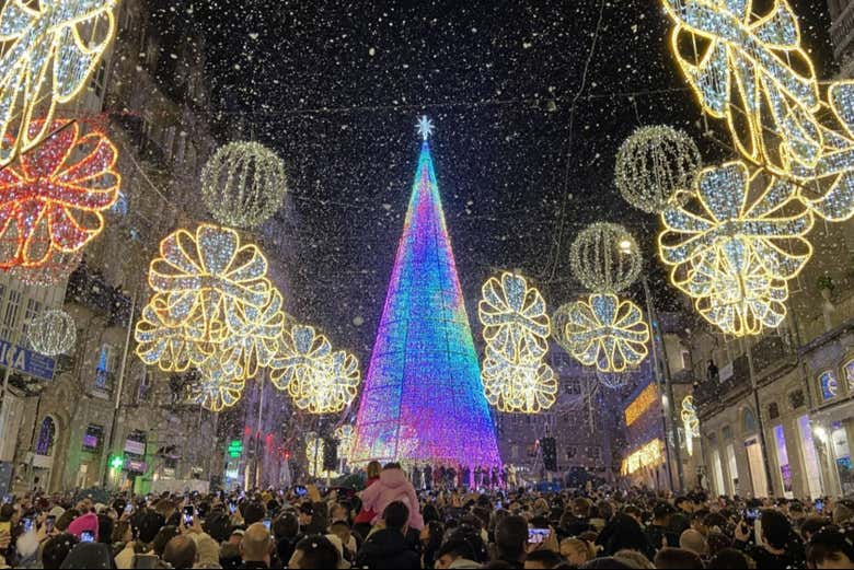 Excursión a las luces de Navidad de Vigo