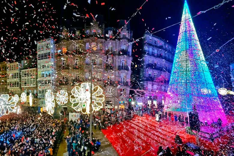 Excursión a las luces de Navidad de Vigo