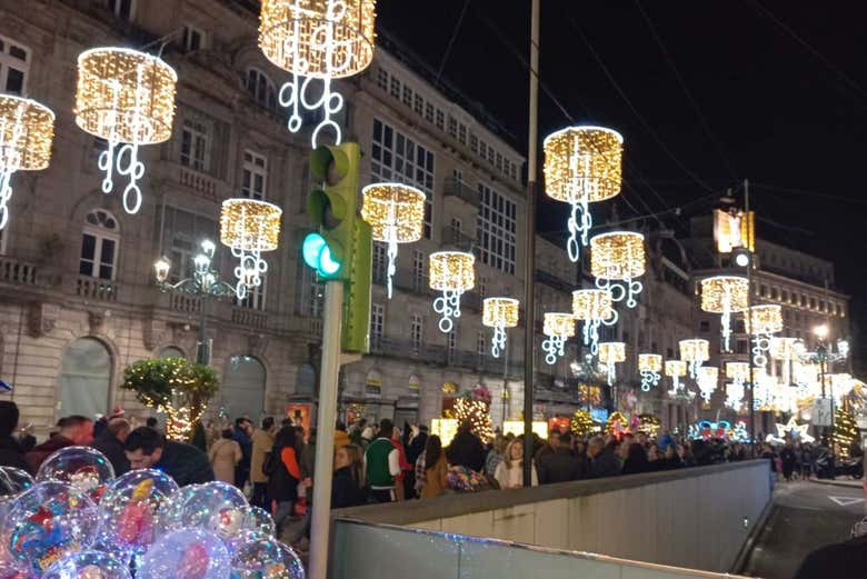 Excursión a las luces de Navidad de Vigo
