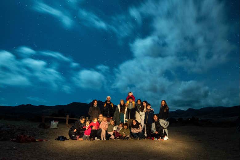 Senderismo nocturno en Cabo de Gata