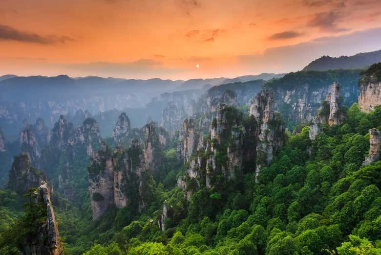 Entradas al Gran Cañón de Zhangjiajie