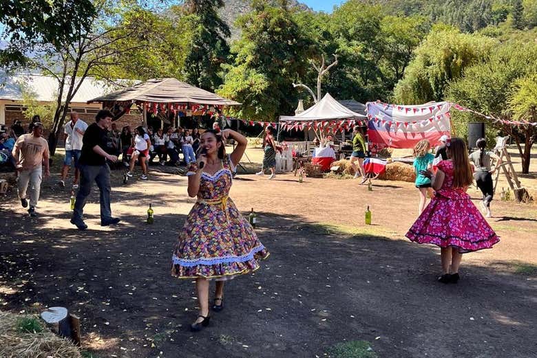 Excursión al Cajón del Maipo + Fiesta chilena