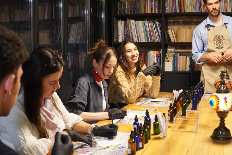 Taller de perfumes en Marmaris