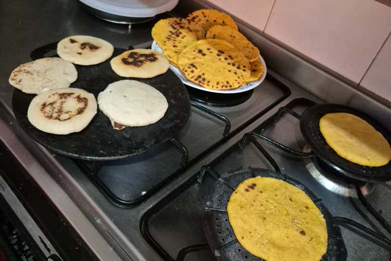 Taller de arepas en Medellín