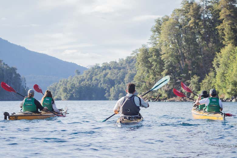 Tour en kayak por el Parque Nacional Nahuel Huapi