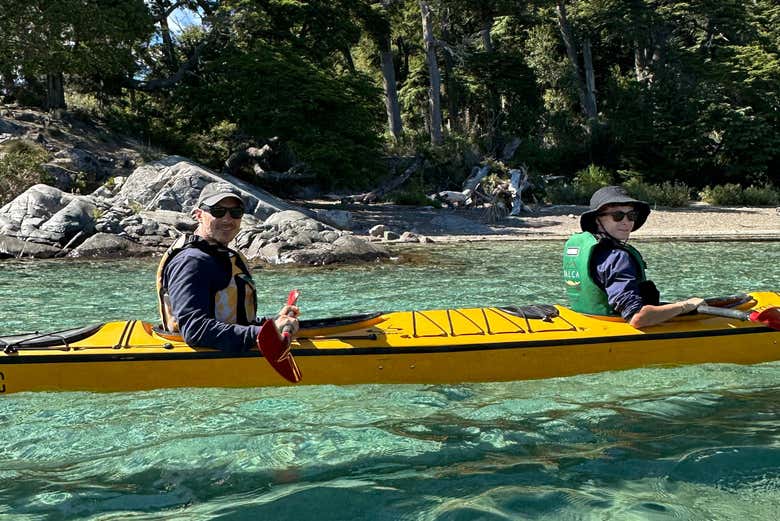 Tour en kayak por el Parque Nacional Nahuel Huapi