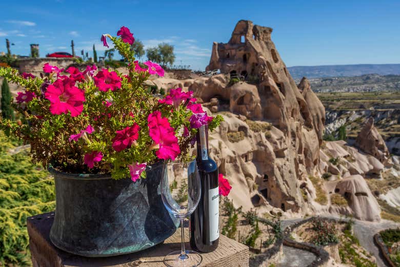 Cata de vinos en la Capadocia