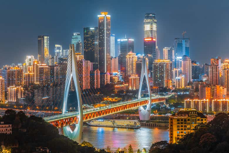 Crucero nocturno por Chongqing