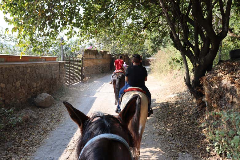 Paseo a caballo por Tepoztlán