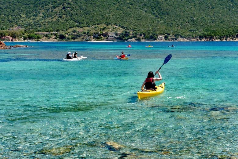 Tour en kayak por Porto Conte