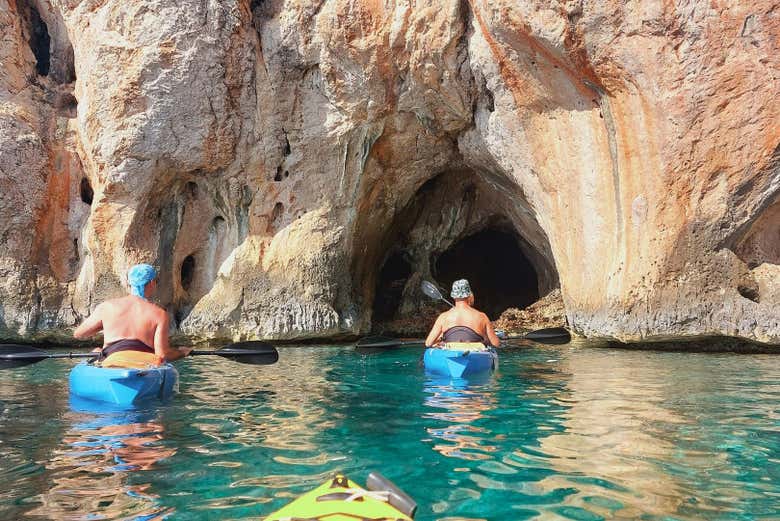 Tour en kayak por Porto Conte