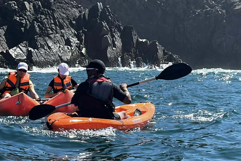 Tour en kayak por La Bufadora