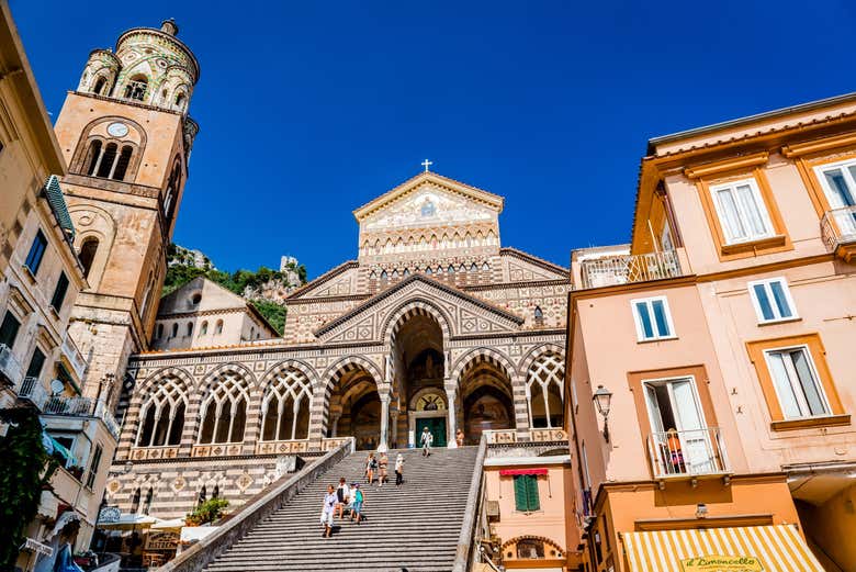 Excursión a la Costa Amalfitana en autobús + Barco a Positano y Amalfi