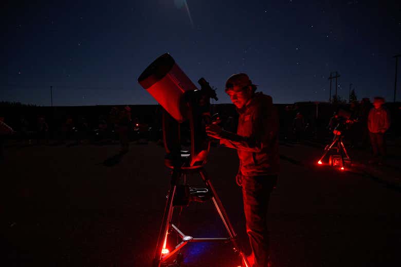 Observación de estrellas en el Cañón Bryce