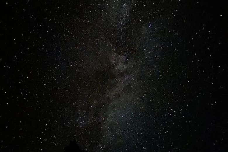 Observación de estrellas en el Cañón del Antílope