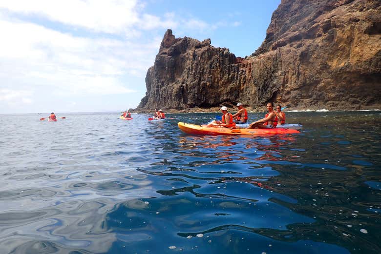 Tour en kayak por Ponta da Calheta