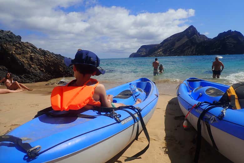 Tour en kayak por Ponta da Calheta