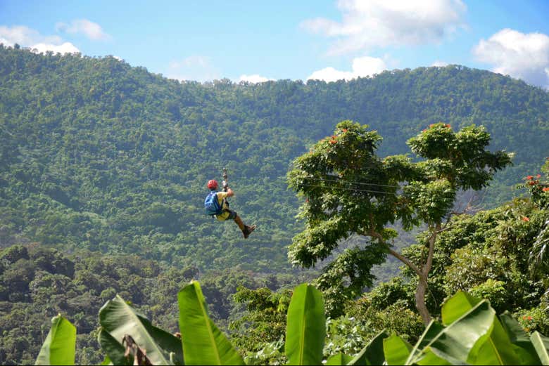 Tirolina Yunque + Rápel y senderismo