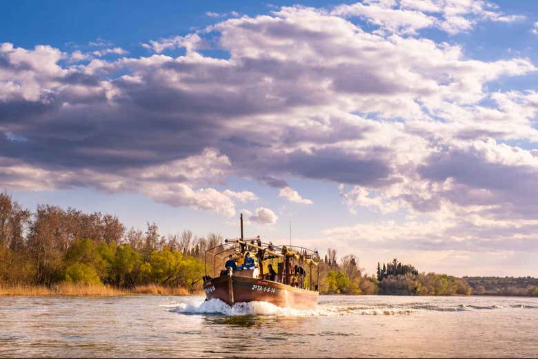 Paseo en barco por el Ebro